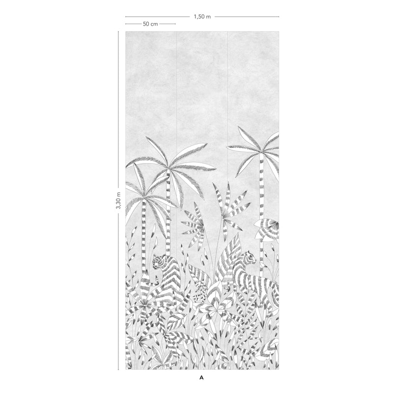 Paradies der Grisaille-Tiger