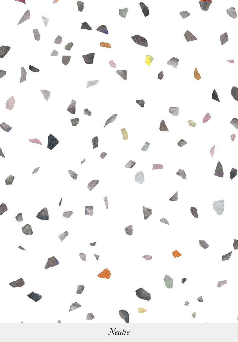 Maßgeschneiderter blauer Terrazzo L