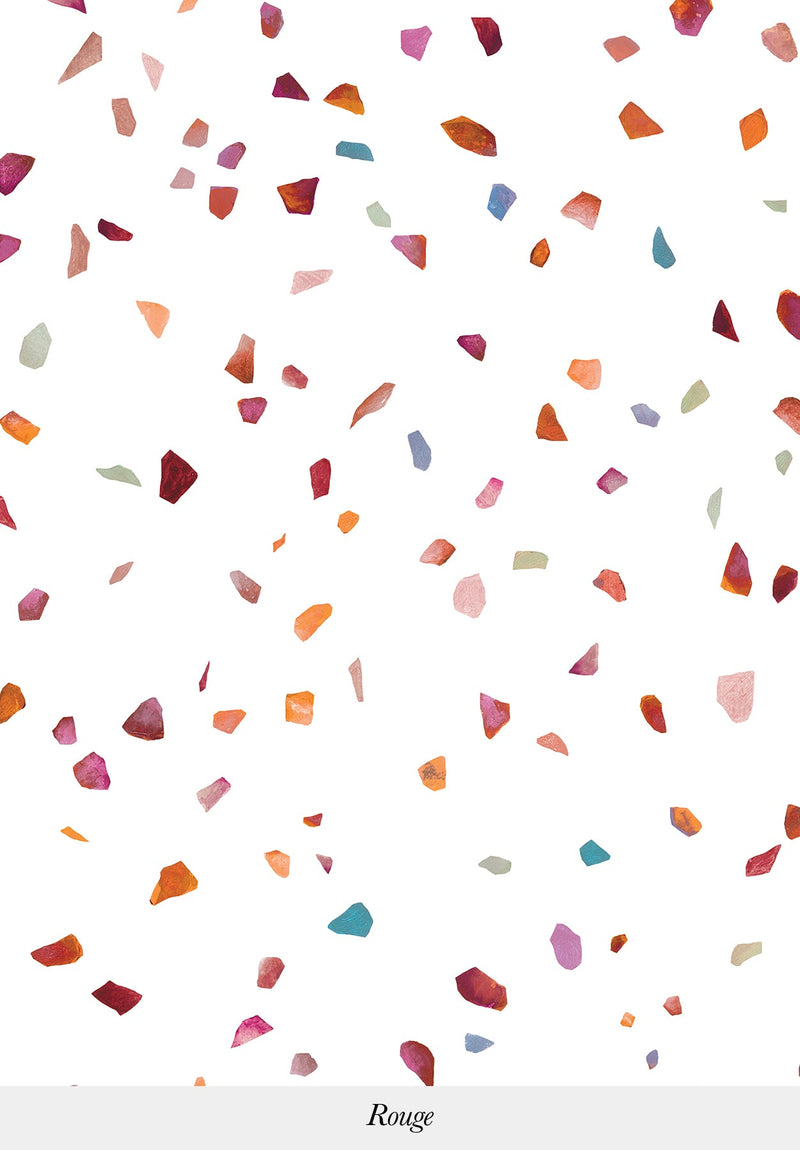 Maßgeschneiderter blauer Terrazzo L