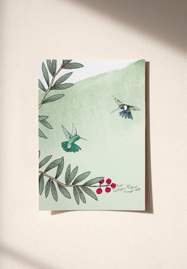 Jardin des oiseaux échantillon