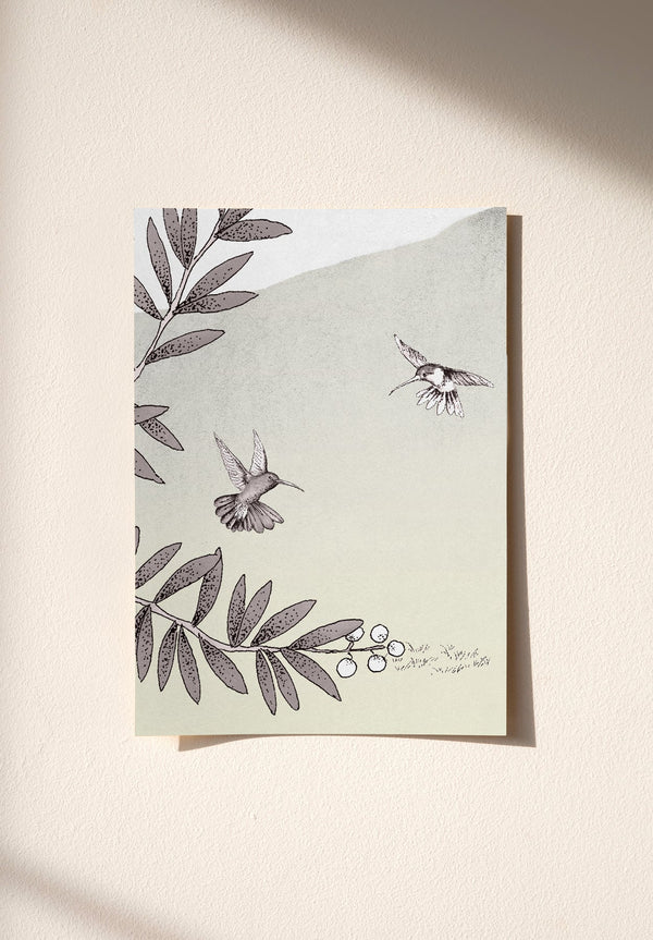 Jardin des oiseaux échantillon